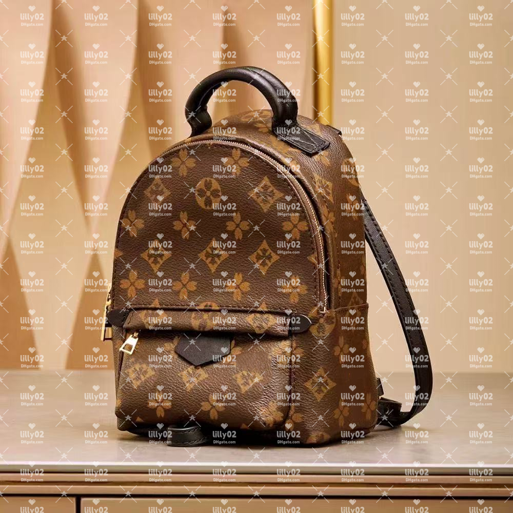 New High Quality Arrival PU Leather PALM SPRING Mini Backpack Bag Womens Backpacks Designer Backpacks Bags Fashion Casual Women Small Back pack Style M44873