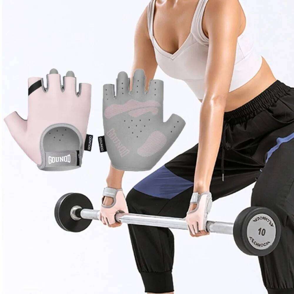 Anti Slip Outdoor Fitness Wear-Resistant Sports Thin Breathable Half Finger Cycling Gloves Y260115