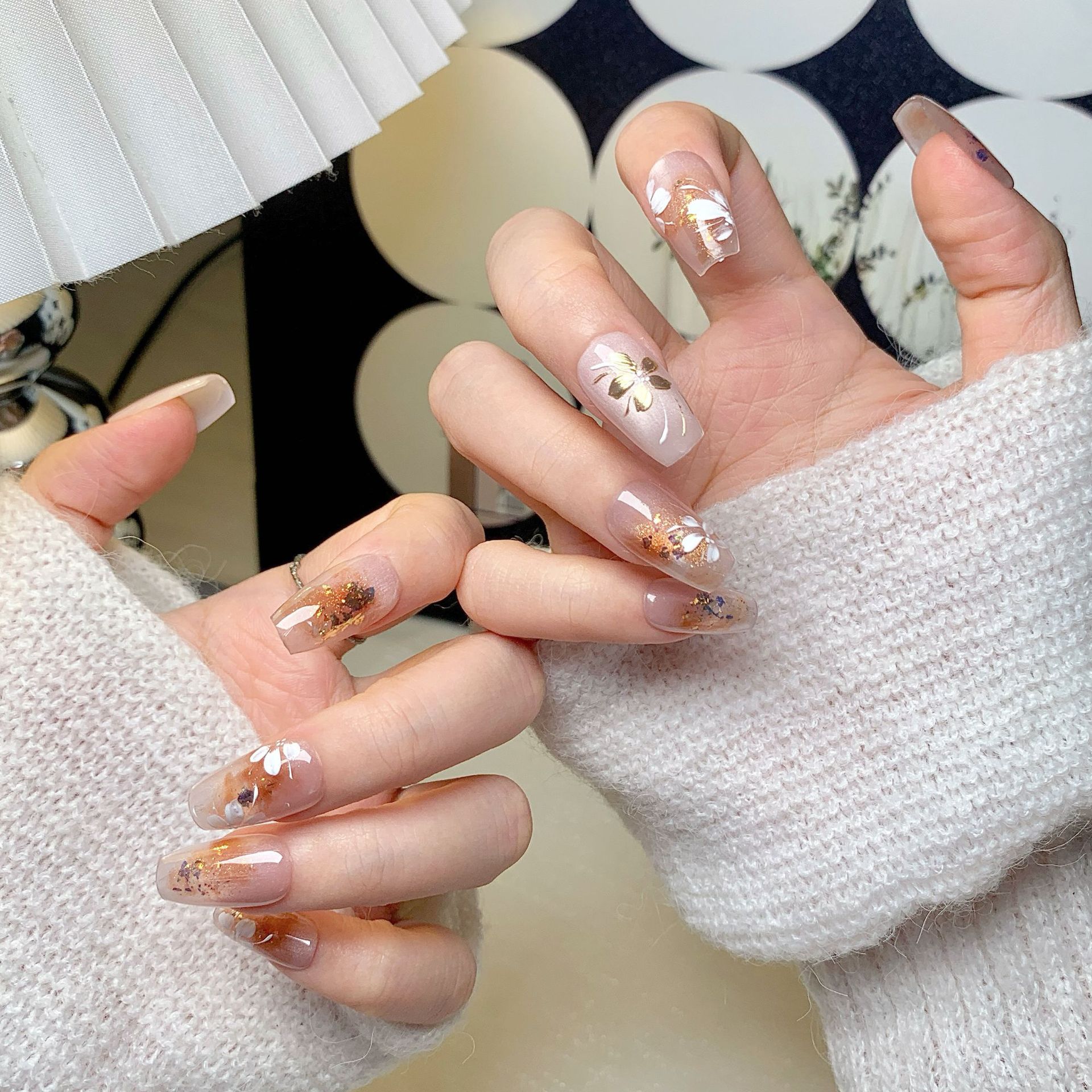 Fashionable InStyle Cat Eye Stiletto Nails Durable Acrylic Tips by Professional Artisans