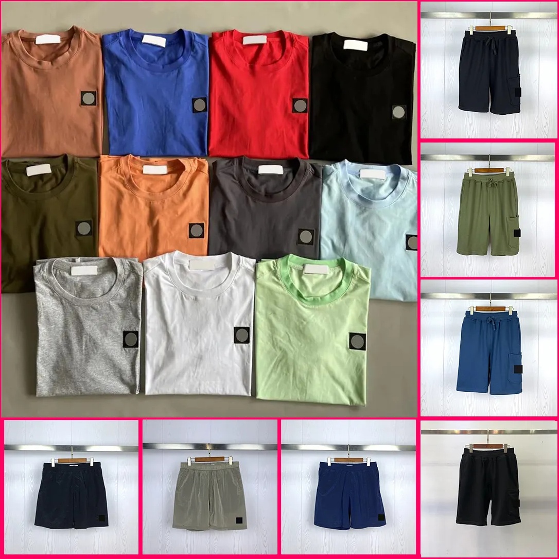 Stone Shorts Mens stone badge island shorts Track Pant Nylon Swim Shorts Loose Outdoor Street Man Jogging Shorts Fitness Sweatpants