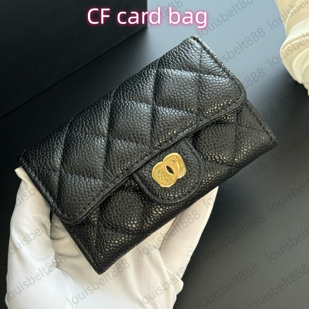 Designer Mini Wallets For Women classic diamond pattern leather credit Card Holder Luxury Designer Multi-Function Holder Short Purse credit card case wallet