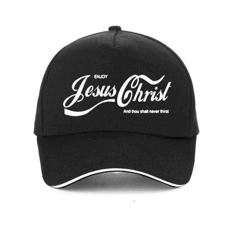 Enjoy Jesus Christ The Real King Christian Funny Men Hat Faith Prayer Graphic Fashion New Cotton Unisex Baseball Cap Y260115
