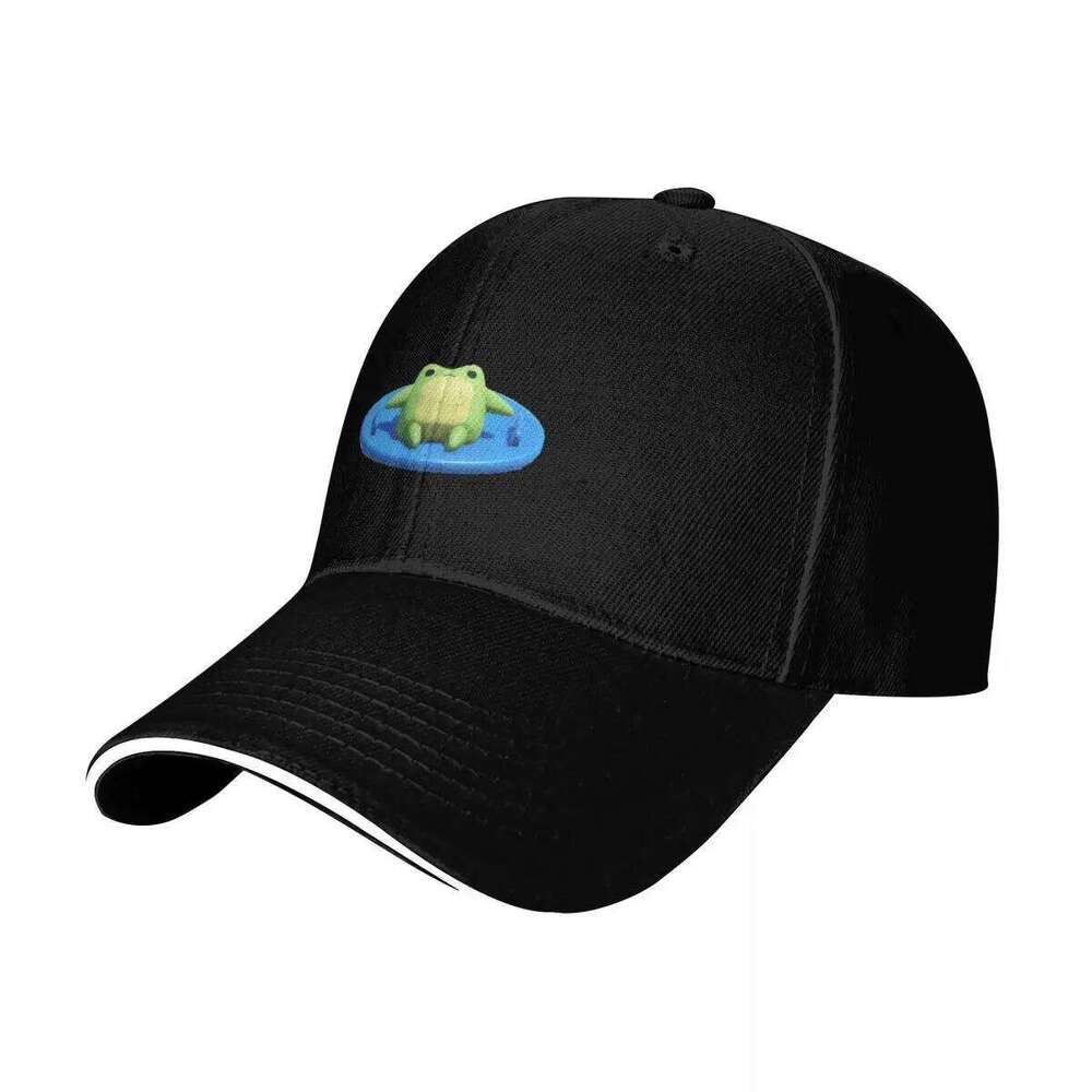 Frog on the Sled Baseball Cap men's big size hat hats for men Designer Man Women's Y260115