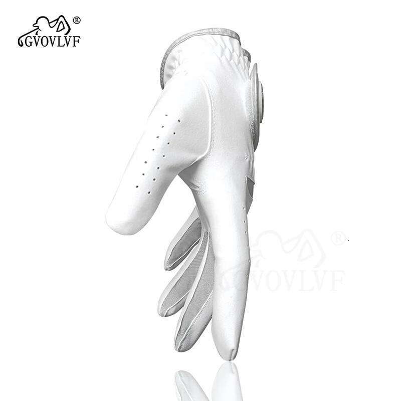 Piece or 1 Pair Mens Golf Stable Grip Gloves Micro Soft Fabric Breathable Long Lasting Durable with ball Marker Replaceable Y260115