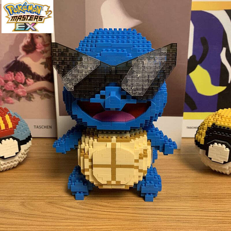 Pikachu Squirtle Pokmon Building Blocks Toys Compatible with Lego Boys and Girls Assembly Ornaments L260116