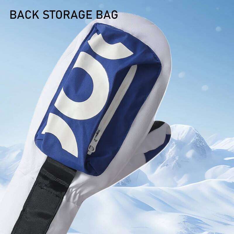 Winter Warm Mittens Skiing Men Women Thickened Fleece Snow Sports Gloves Non-slip Waterproof Wear-resistant Y260115