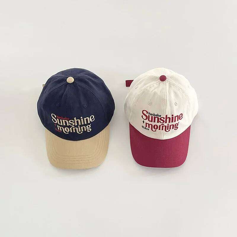 Women Fashion Patchwork Baseball Cap Letter Embroidery Adjustable Sun Visor Outdoor Casual Men Cotton Peaked Hat Y260115
