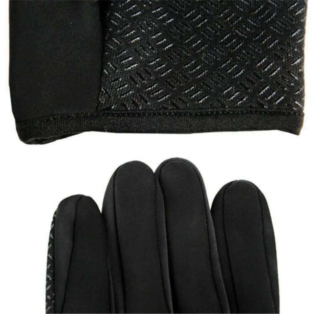 Outdoor Warm Cycling Splash-proof Non-Slip Touchscreen Mitten Sport Windproof Waterproof Gloves Skiing Y260115