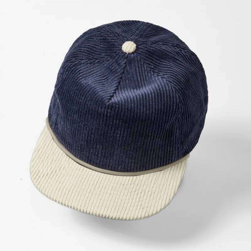New Custom Classic Corduroy Plus Rope Design Baseball Cap Unisex Embroidered Logo Soft Top Flat Brim Casual Hip Hop Gorras Y260115