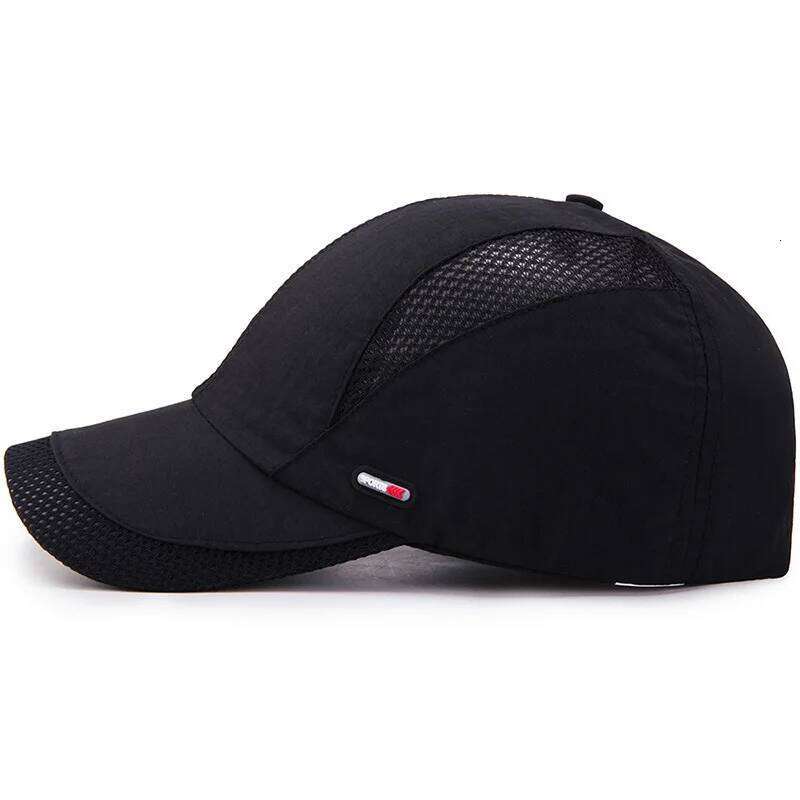 Caps Men And Women Summer Outdoor Sports Quick Drying Mesh Baseball For The Sun Duckbill Cap Simple Solid Color Hats B1 Y260115