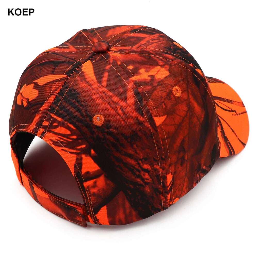 KOEP New Tree Orange Camo Baseball Cap Fishing Caps Men Outdoor Hunting Camouflage Jungle Hat Wild Duck Embroidery Y260115