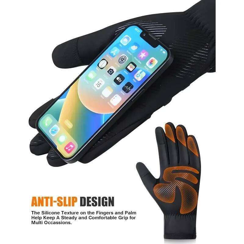 New Winter Gloves Men Women - Extended Thickened, Waterproof Windproof, Touchscreen for Skiing Cycling Cold-Weather Sports Y260115