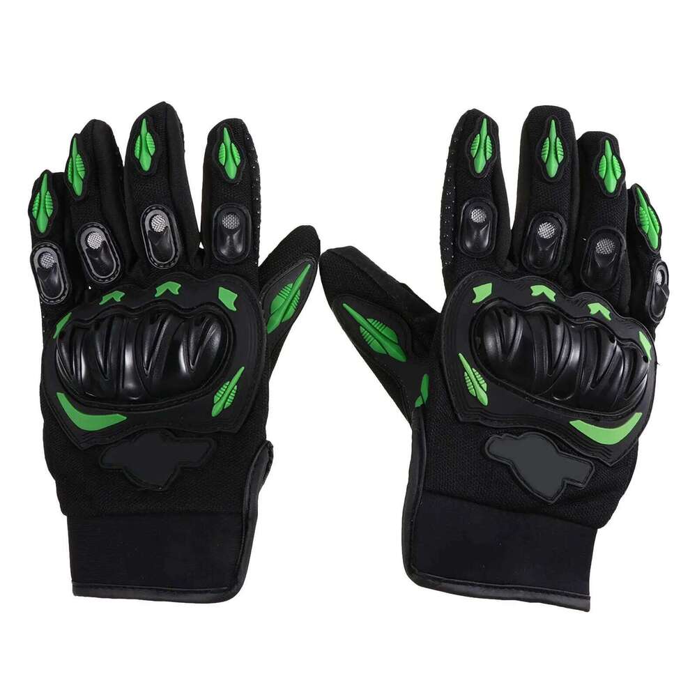 1 Pair Cycling High Elastic Full Finger Motorcycle Riding Windproof Outdoor Sports Protection Bike Gloves Y260115