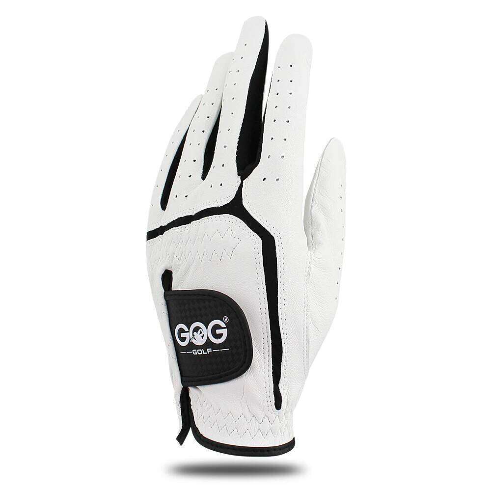 GOG Golf men Sheepskin Leather White Sport Soft Breathable Glove For golfer male Dorpship 1 pc Y260115