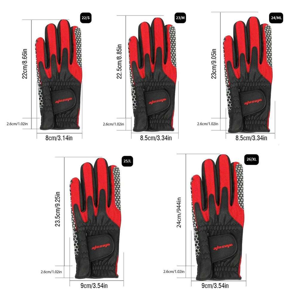 Men Sports Glove Shock Absorbing Soft Protection PU Leather Non Slip for Hiking Golf Swing Driving Snowboard Y260115