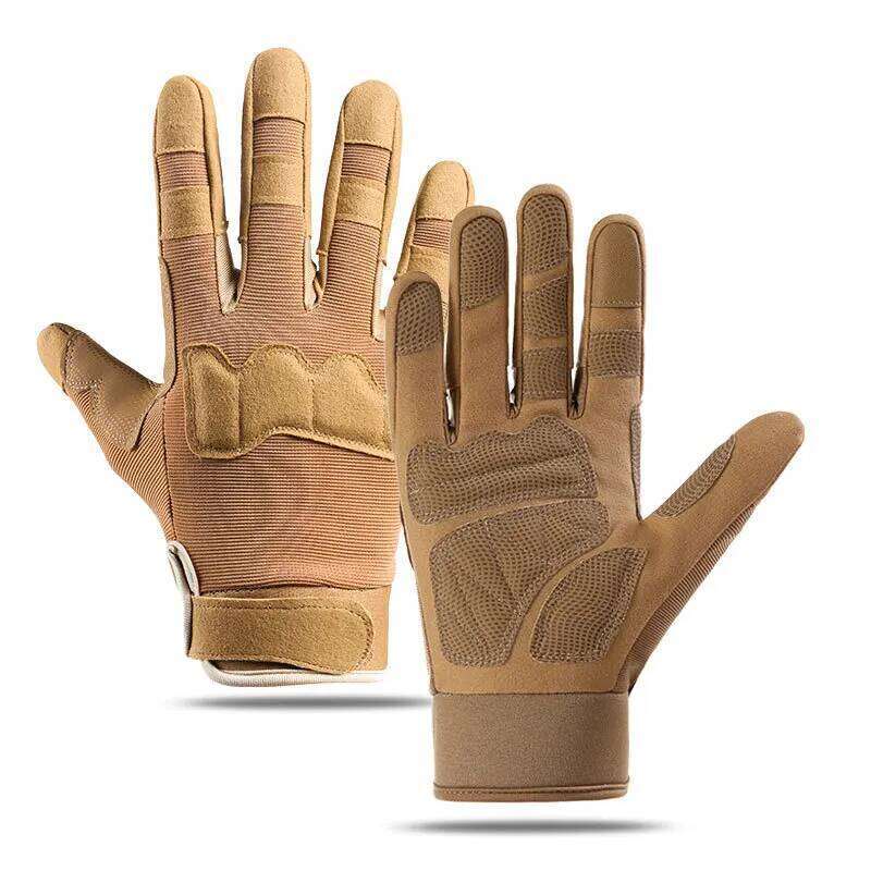 Outdoor Tactical Spring Summer Breathable Full Finger Gloves for Cycling Shooting Hunting Camping Men's Sports Mittens Y260115