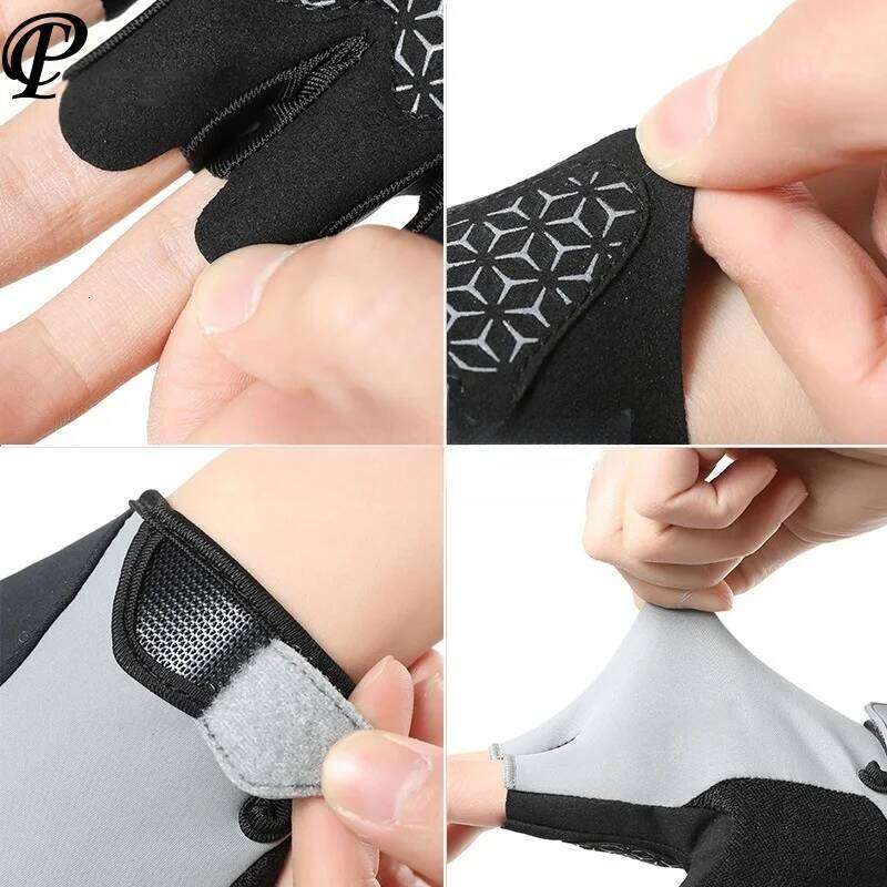 Half Finger Gym Cycling Gloves Mountain Bike Body Building Workout Sports Weight Lifting ciclismo mtb Accessories Men Women Y260115