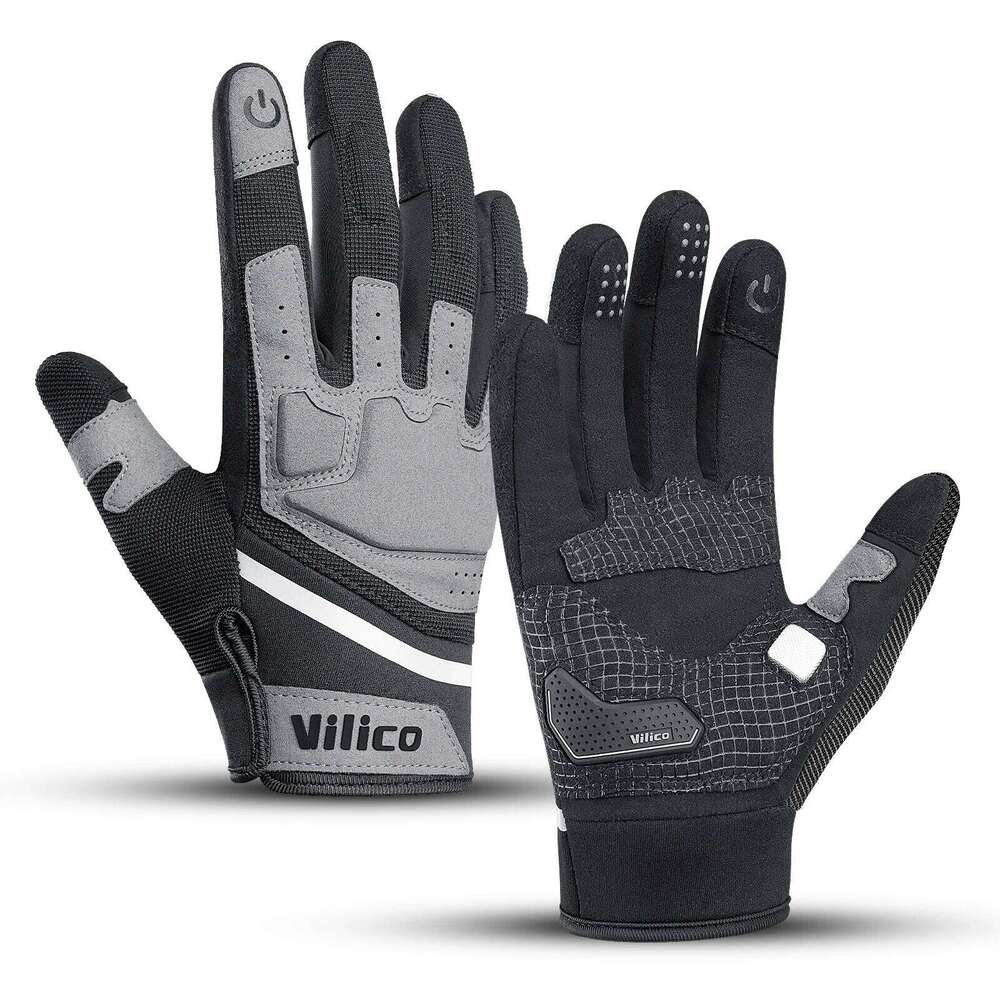 Touch Screen Cycling Winter Thermal Warm Windproof Full Finger Waterproof Bicycle Road Bike Gloves For Men Women Y260115