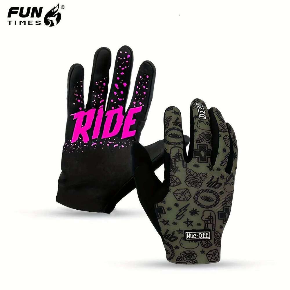 2025 New Outdoor Cycling Gloves Bicycles Motorcycles, Full-Finger, Suitable for Spring, Summer, Autumn, and Winter, Runn Y260115