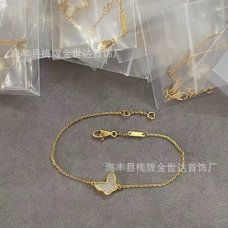 jewelery clover bracelet vanly cleef jewelry Mini Butterfly Bracelet Female Exquisite and Smart Fairy Jewelry