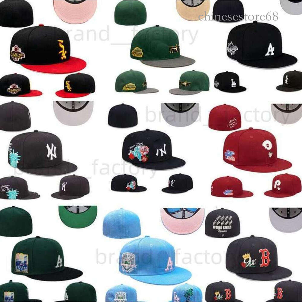 casquette 49 Colors Mens Baseball Fitted Hats Brown SD: Sport Full Closed Designer Caps Black Color New York baseball cap Chapeau A30 Lettter Love Hustle designer hat