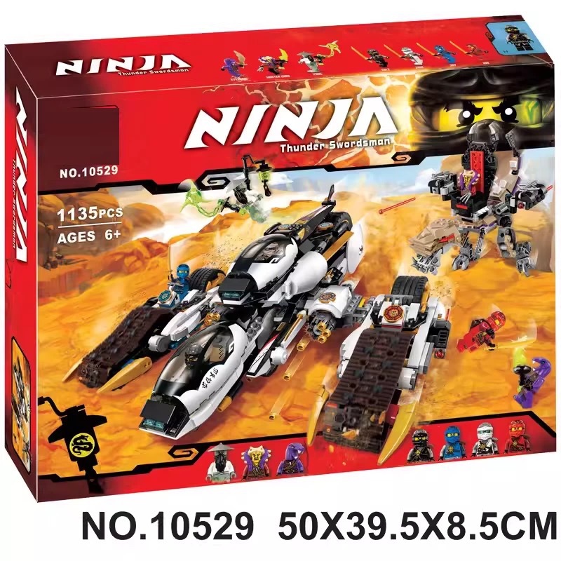 Phantom Ninja 70642 Samurai X War Sawtooth Block Giant Wheel Motorcycle Toy Chase War 70639