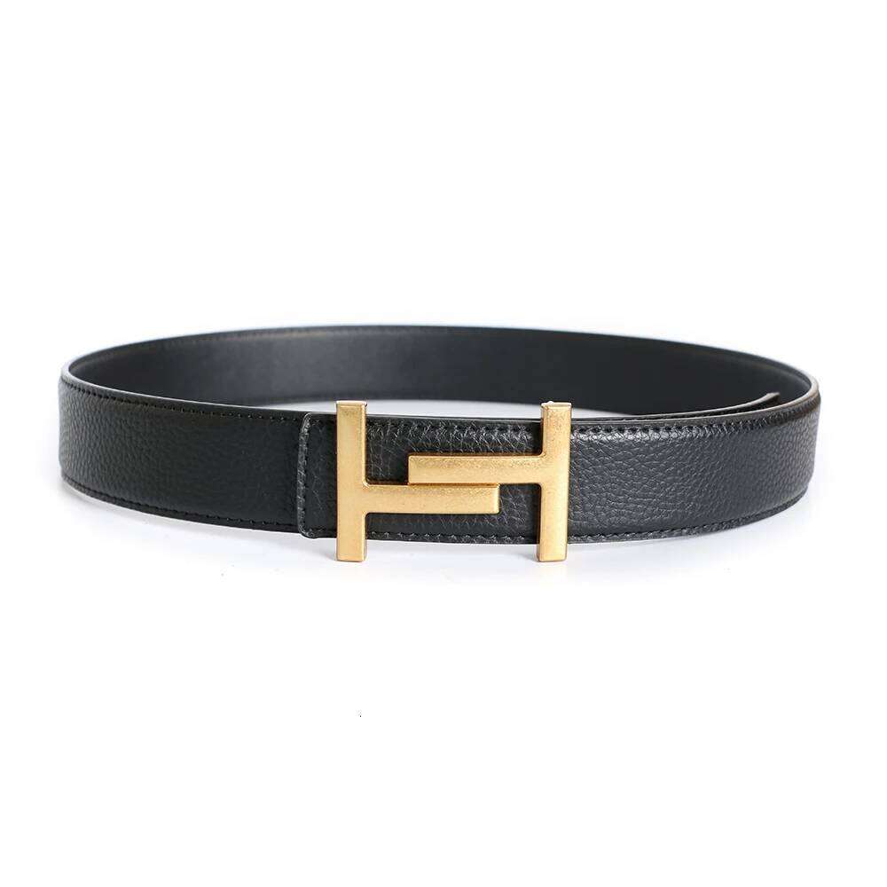Cowskin Luxury Designer Brand Waist Belt Men Gifts High Quality Women Genuine Real Leather Dress Strap for Jeans Waistband Grey 26Y0117