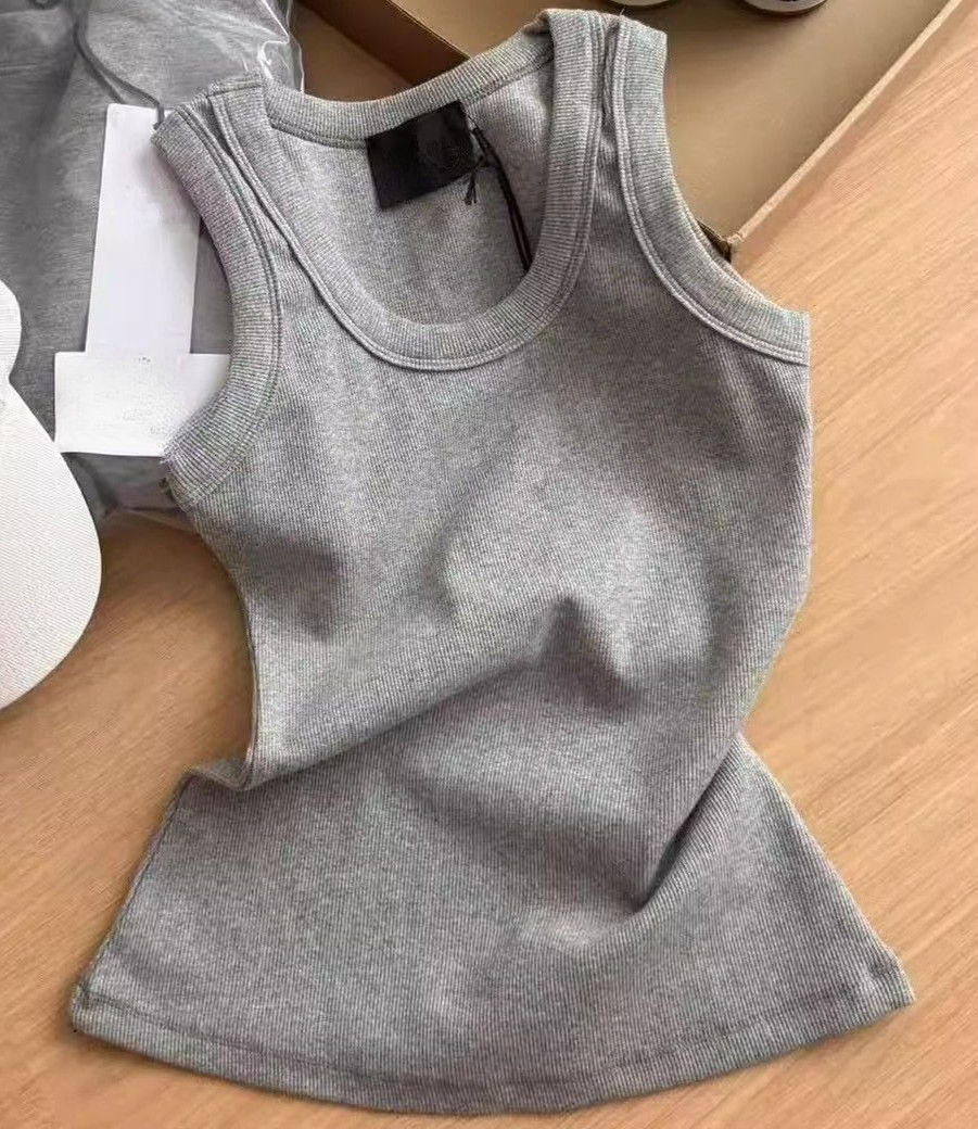 Designer Women Yoga Outfits Vest Girls Running Sport Ladies Casual Adult Sleeveless Sweater Sportswear Gym Exercise Fitness Wear Elastic