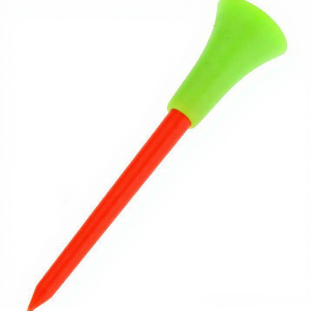 WholePlastic Golf Tees Multi Color Rubber Cushion Top Golf Tee 80mm Golf Accessories 100 PcsLot hxl