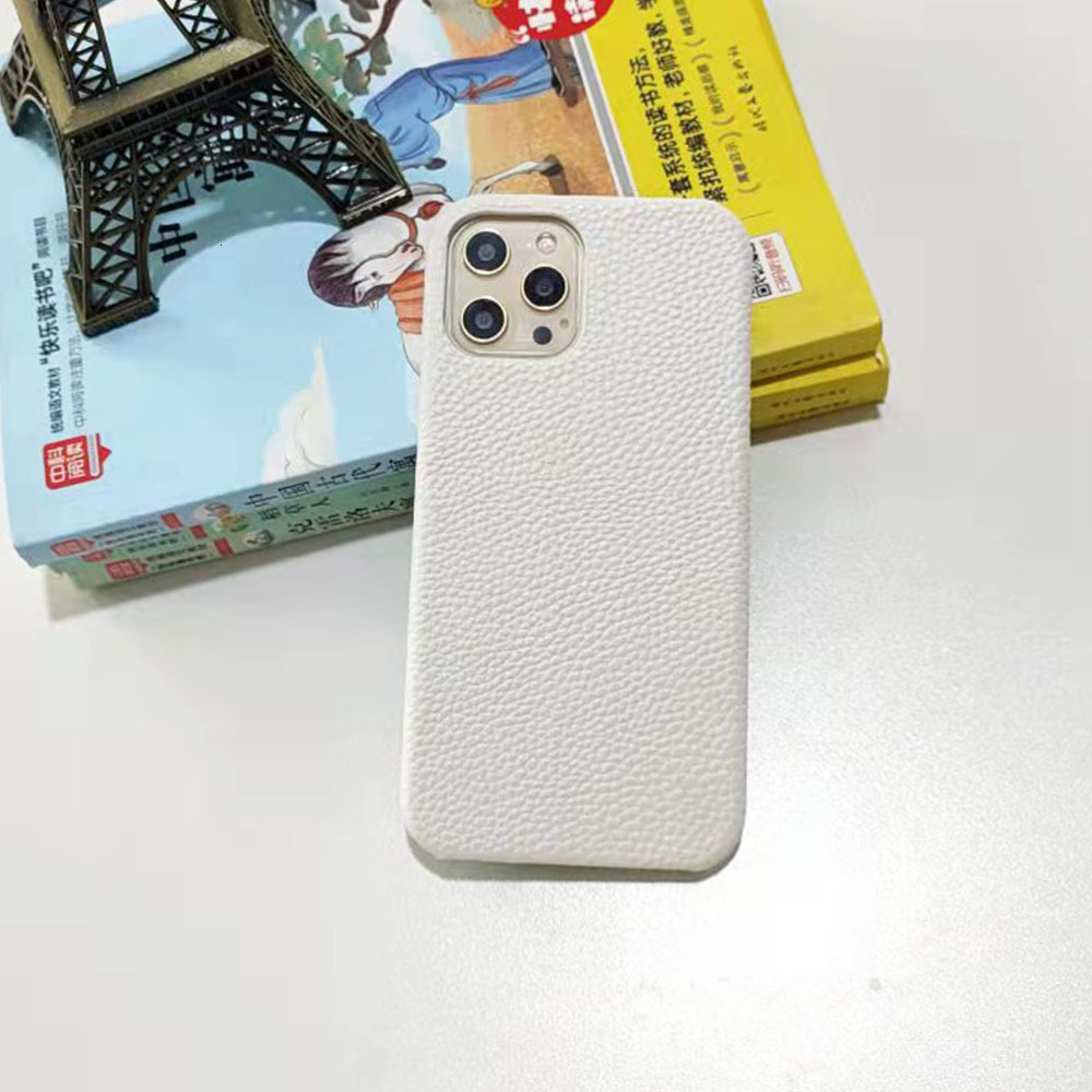 New Litchi Pattern Compatible with 15/17 Apple Half-Pack 16pro/16promax Phone Case