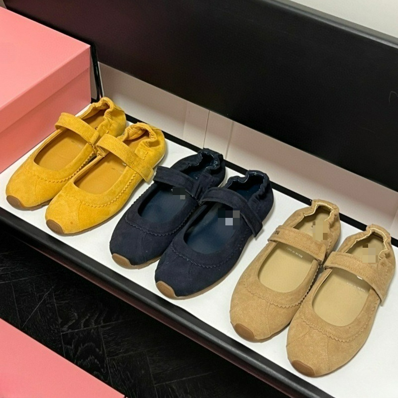 New Velcro Elastic Band, Shallow Opening, One-Strap Flat Sole