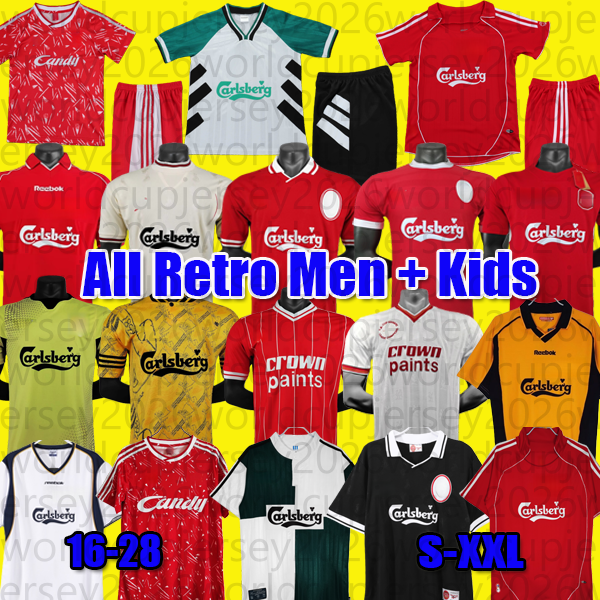 liverpool Retro soccer jersey Gerrard FOWLER DALGLISH 00 01 02 04 05 06 07 08 10 11 14 15 18 19 20 76 77 80 81 84 85 86 87 89 91 92 93 94 95 96 97 98 99 men kids
