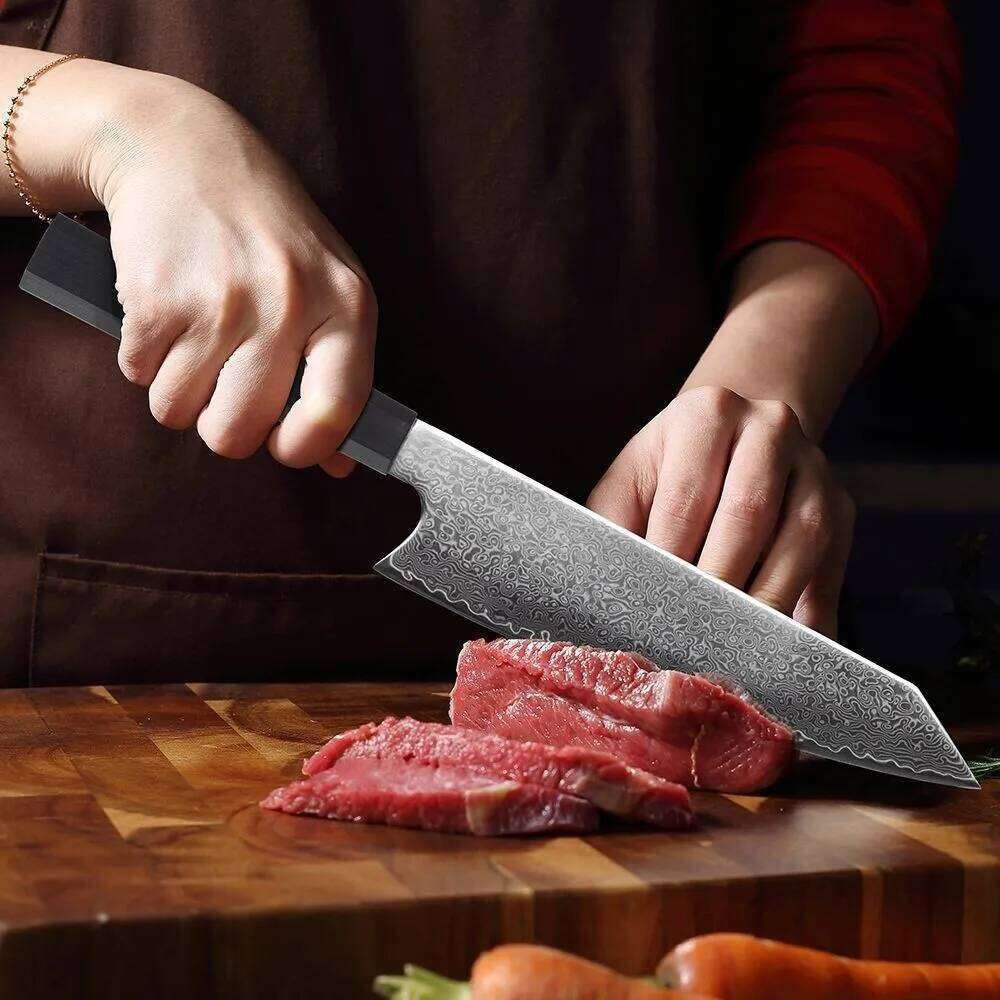 8-inch Damascus steel 67-layer chef's multi-purpose knife, professional VG10 Japanese knife for kitchen cooking 26H0117