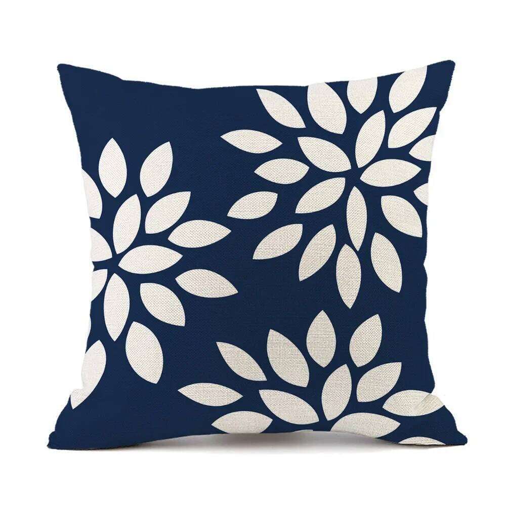Geometric Linen Pillowcase Home Decoration Cover Sofa Cushion Cover Bedding Luxury Premium Breathable Pillow Protector For Bedroom Living Room Decor