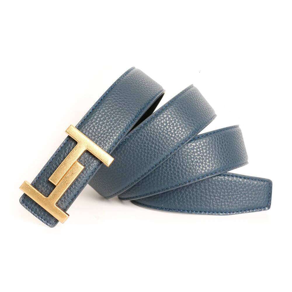 Cowskin Luxury Designer Brand Waist Belt Men Gifts High Quality Women Genuine Real Leather Dress Strap for Jeans Waistband Grey 26Y0117