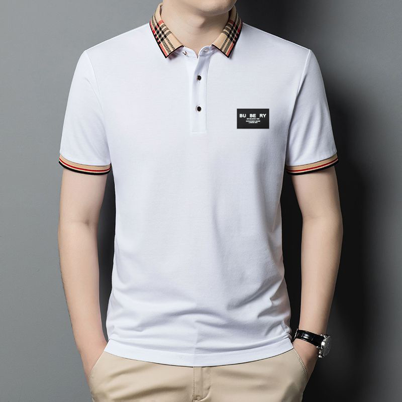 Men's Notch Lapel Polo Designer Polo Shirt Men's Fashion Horse-Shaped T-Shirt Casual Men's Summer Polo Shirt Embroidered High Street Trendy Top