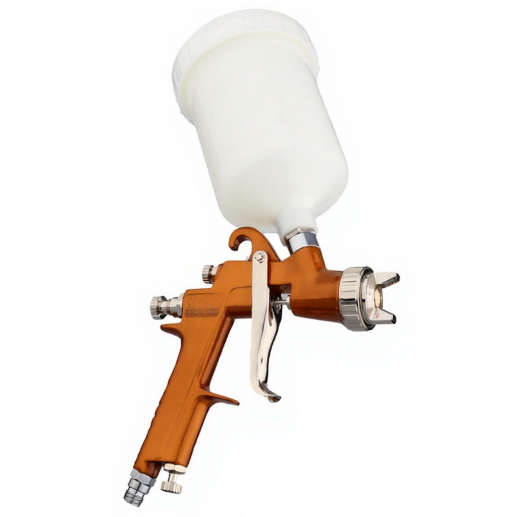 LVMP W400 Spray Gun Car Finish Painting tool 15mm Nozzle 600cc Cup Gravity Automotive Finishing air spray gun Lacquer gun