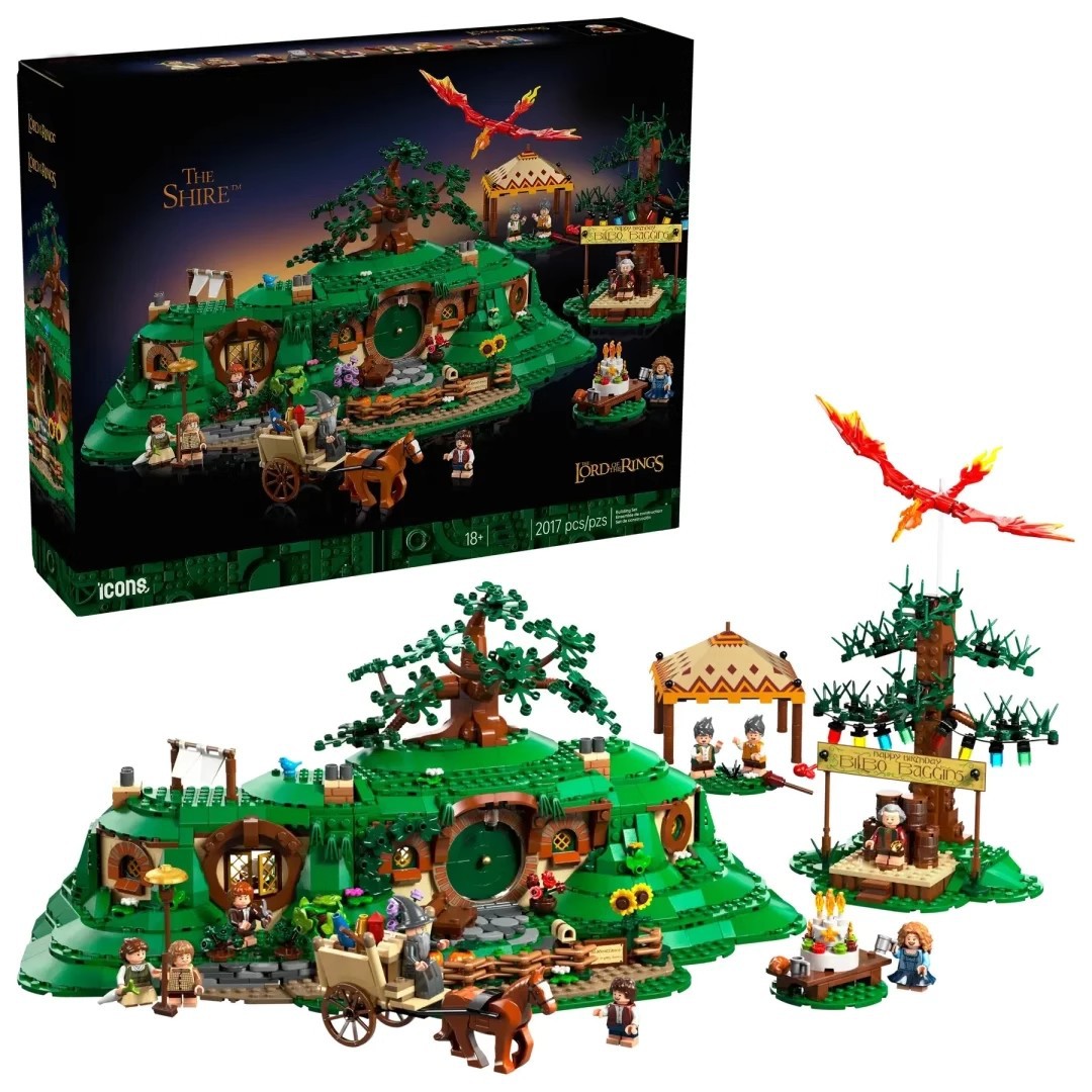 Cross-border new 10354 "The Lord of the Rings" Shire County ICONS series assembly building toy gift set