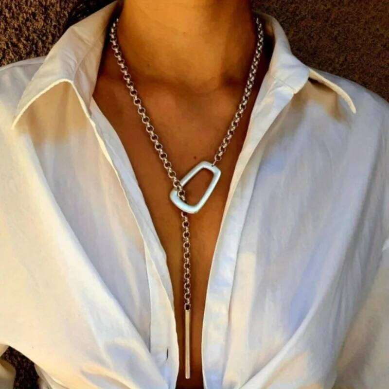Women's Retro Bohemian Style Long Pendant Necklace Adjustable Suitable Daily Wear Gifts Is An Elegant Accessory for Women