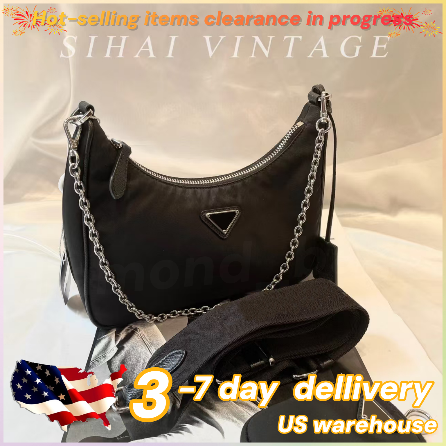designer pradprad bag Designer Bag Luxury Bag shoulder designer bags for women luxury handbag vintage bag suede designer leather desinger bag black tote bag