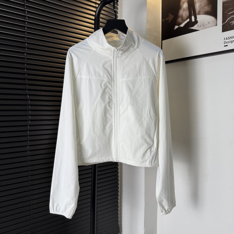 Designer Women Jacket Long Sleeves Zipper Pocket Sports Yoga Women Clothes Casual Gym Active Top Wear Running Coats Workout