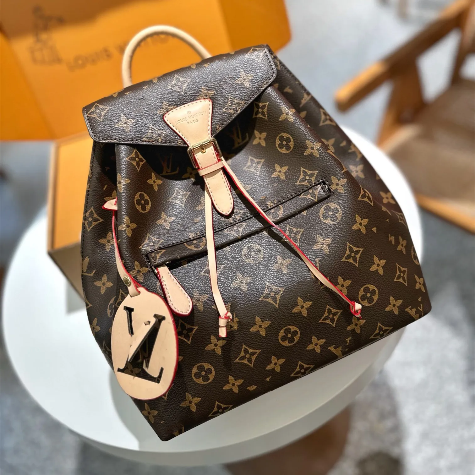 Luxury Designer bag Montsouris Backpack Backpacks School Bag Backpack Style Purse Travel bag Outdoor Packs Bag louisities vittonn bag viitton backpack vuittion