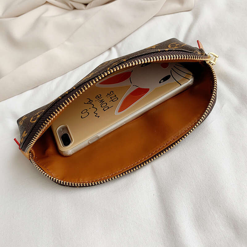 Cosmetic New Large Capacity Portable Female PU Double Zipper Handbag Waterproof Travel Wash Storage Bag