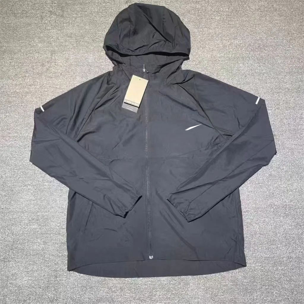 Men's Designer hoodie jackets tracksuit windbreaker windproof sportswear lightweight sport running jogger coat summer sun protection gym jogging pants
