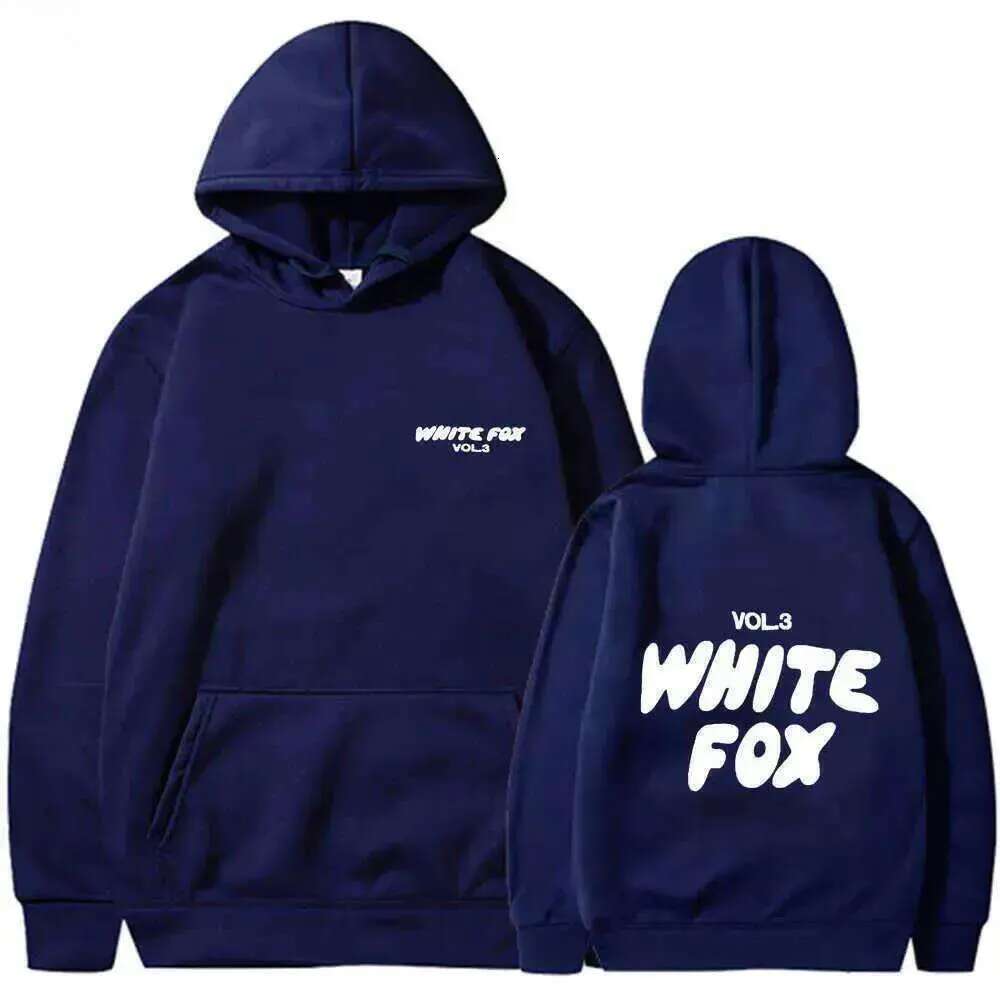 white foxness hoodie Set Loose Thick Letter Printed Sweatshirt White Foxliness Sportswear Jogger Pants Street Sport Tracksuit whites foxset 103