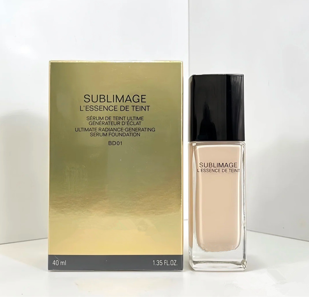 Sublimage Foundation 40ml Concealing foundation makeup matte Liquid Cosmetics foundation cream for face full coverage B10 B20 BD01 BR12
