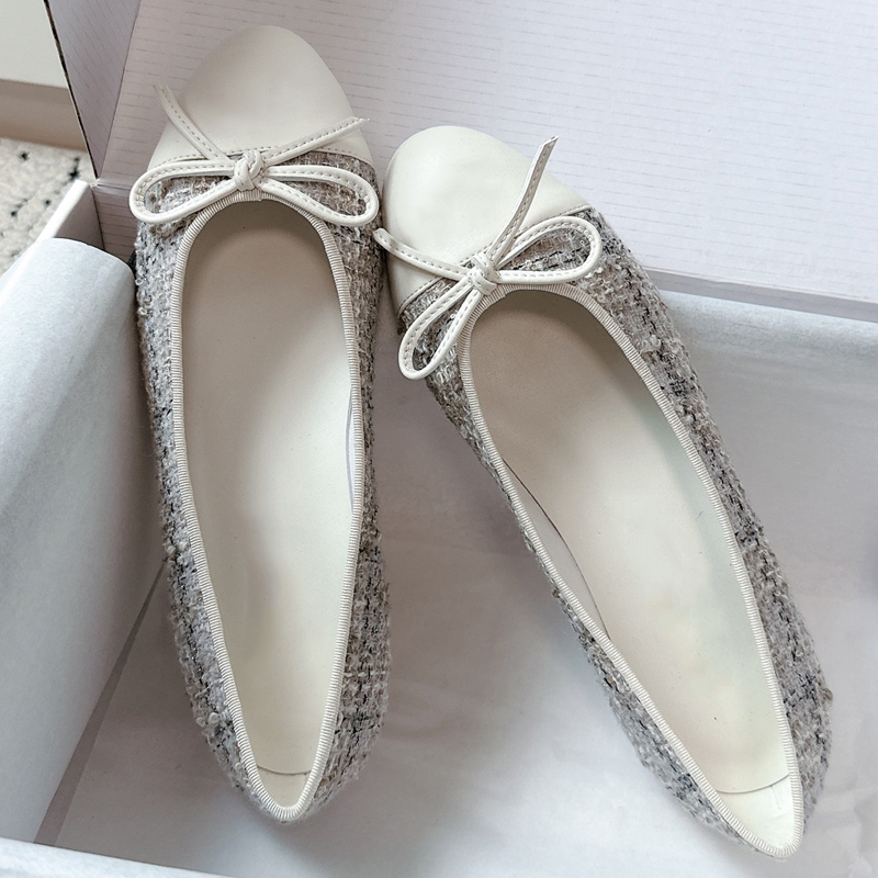 Women Mary Jane Ballet Flat Shoes Leather/Suede Premium Quality Girls Slip On Flats 34297 32545 32494