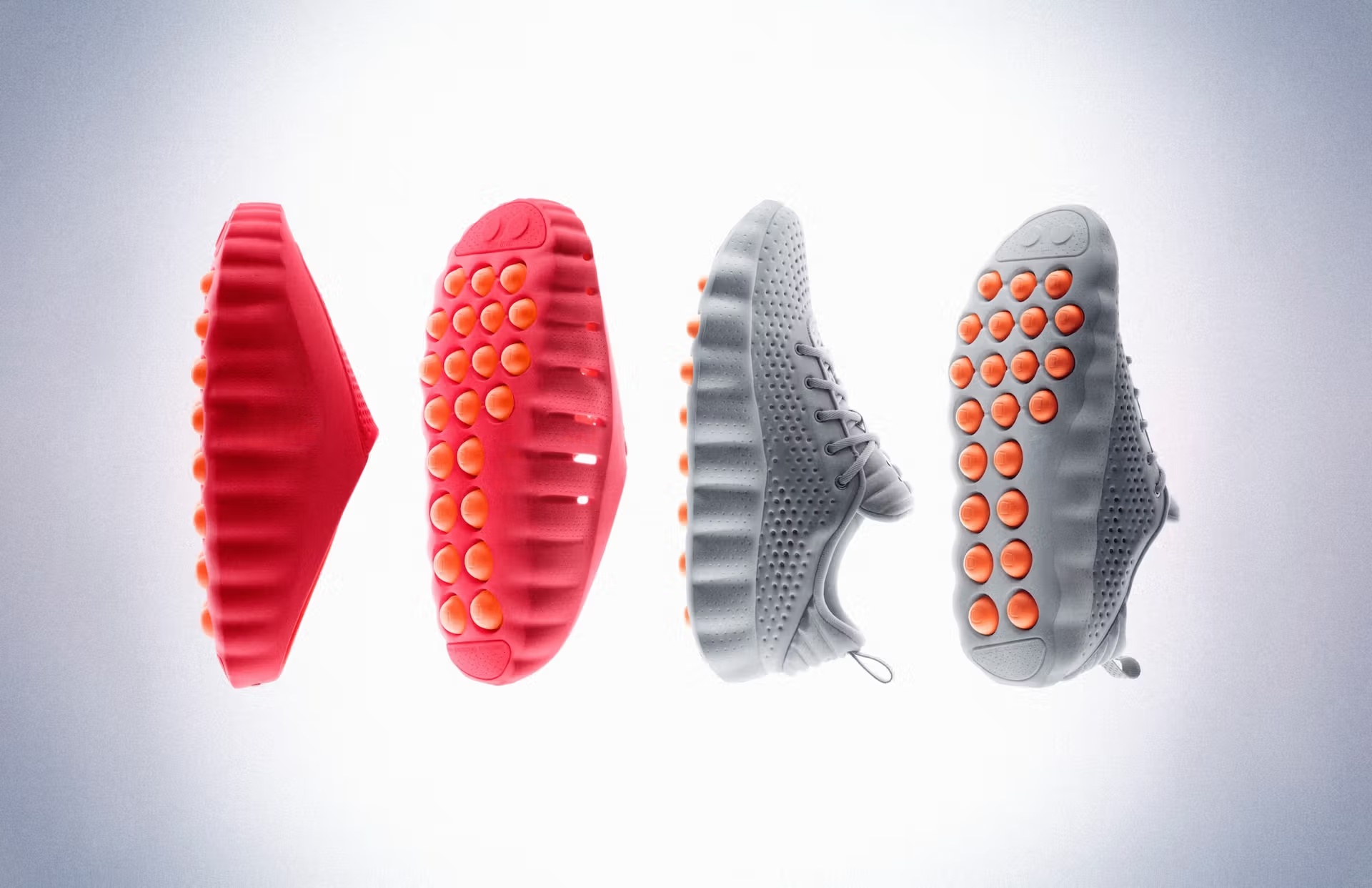 Mind 001 002 Running Shoes Slides Designer Men Women Shoes Smoke Gray Black Chrome Solar Red Light Bone Comfortable Snug-Fitting Slip-On Outdoor Training Shoes 36-46