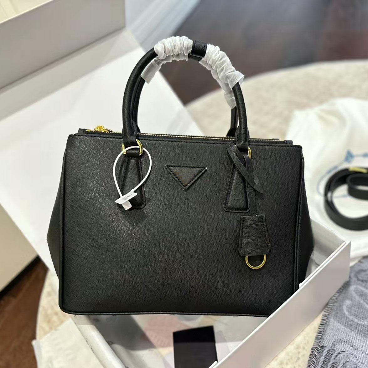 10A High quality Designer Women Saffiano Tote Bag Classic Leather Shoulder Handbags Lady Killer Shopping Crossbody Handbag Luxurys Spriano Leahter Black Bags