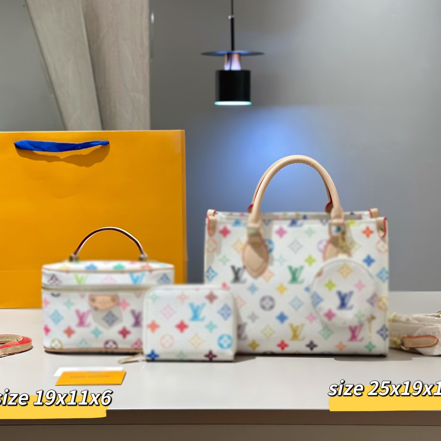 Designer Bag Luxury Handbag Three-piece Set Travel Bag Shoulder Oblique Span Bag Beauty Bag Wallet Chain Bag Women's Printing Wallets Holders